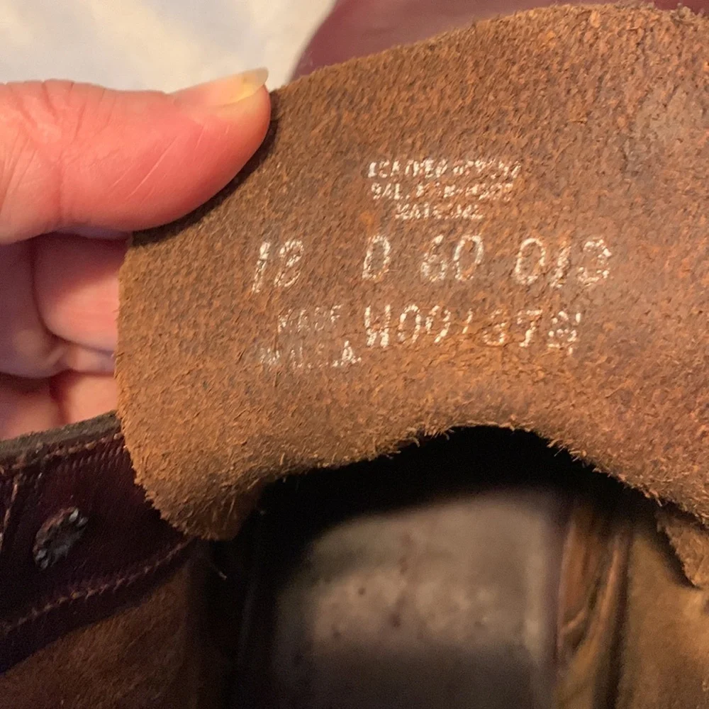 Wolverine 1000 mile size 13 ox blood leather boots